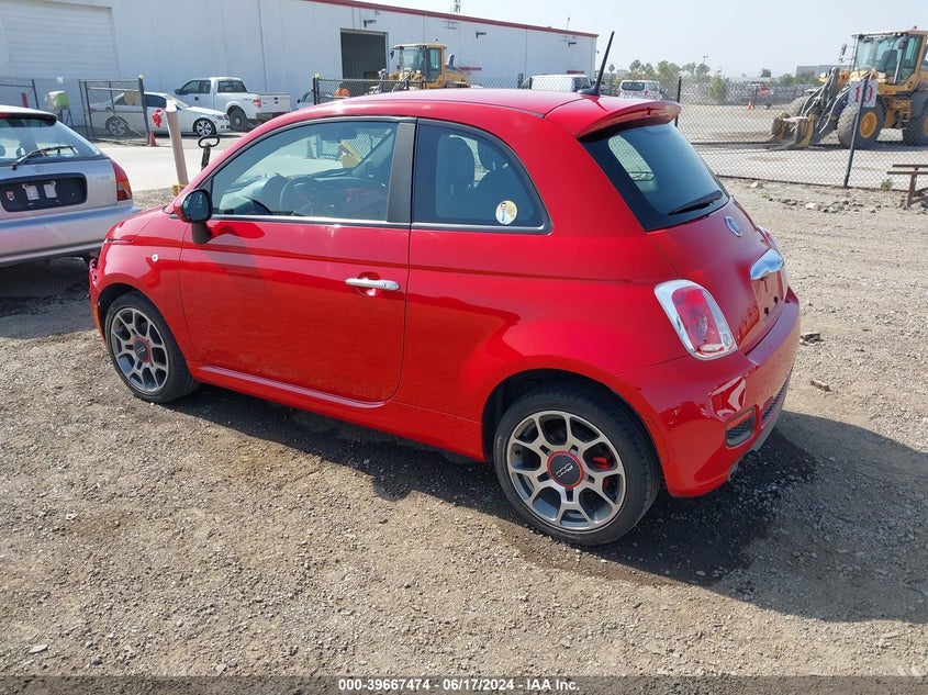 2012 Fiat 500 Sport VIN: 3C3CFFBRXCT211468 Lot: 39667474