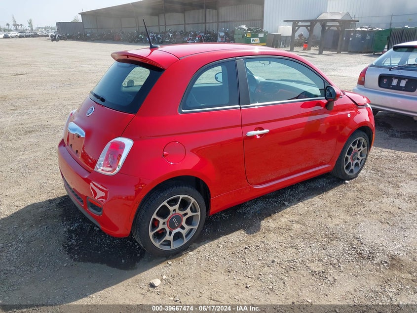2012 Fiat 500 Sport VIN: 3C3CFFBRXCT211468 Lot: 39667474