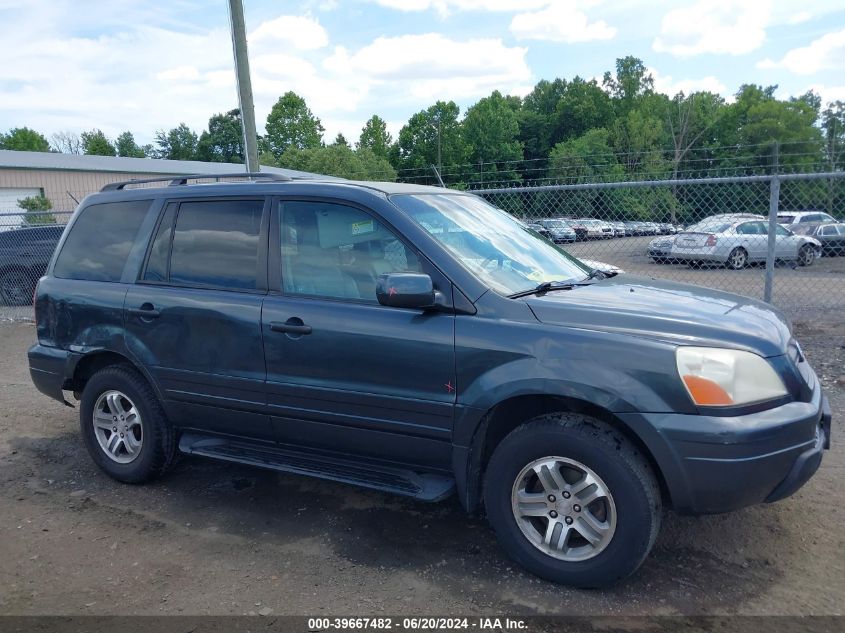 2004 Honda Pilot Ex-L VIN: 2HKYF18694H518262 Lot: 39667482