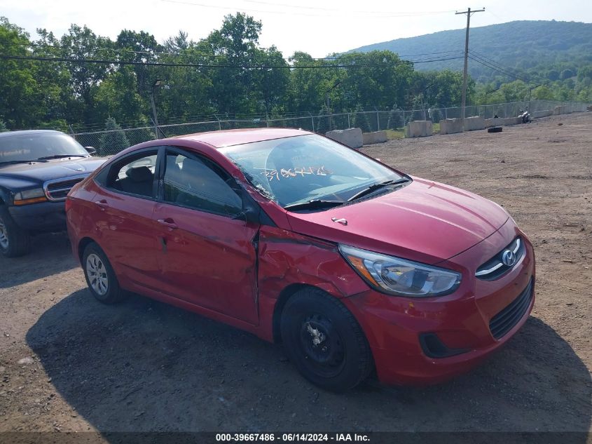 2016 Hyundai Accent Se VIN: KMHCT4AE0GU968779 Lot: 39667486