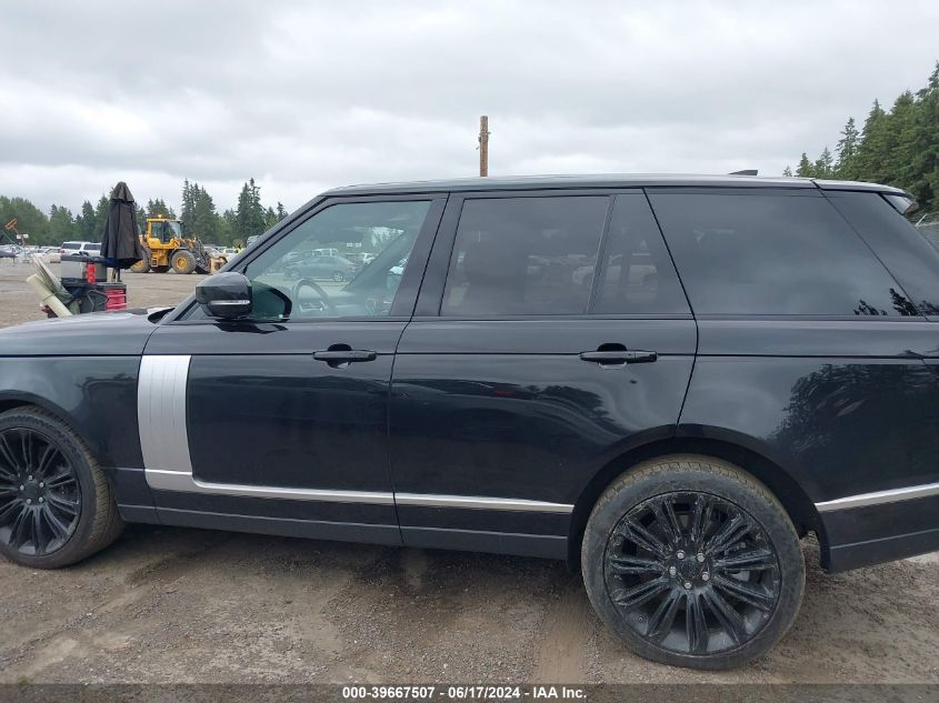 2019 Land Rover Range Rover 5.0L V8 Supercharged VIN: SALGS2RE4KA542470 Lot: 39667507