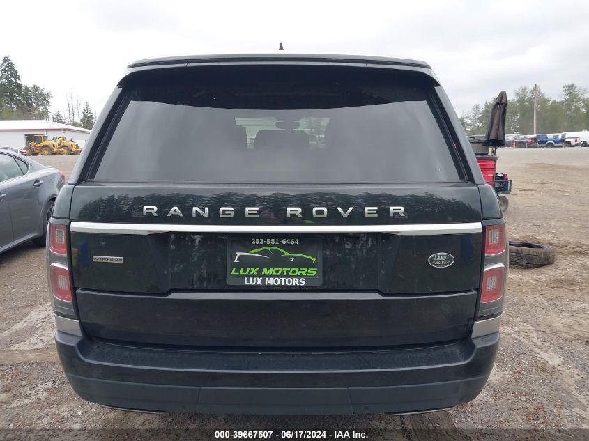 2019 Land Rover Range Rover 5.0L V8 Supercharged VIN: SALGS2RE4KA542470 Lot: 39667507