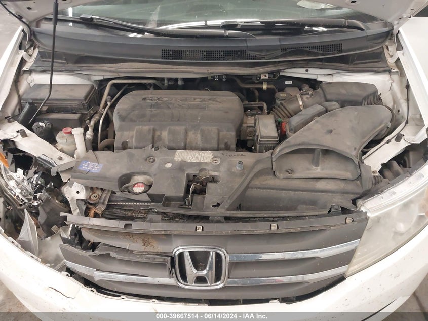 2013 Honda Odyssey Ex-L VIN: 5FNRL5H64DB006346 Lot: 39667514