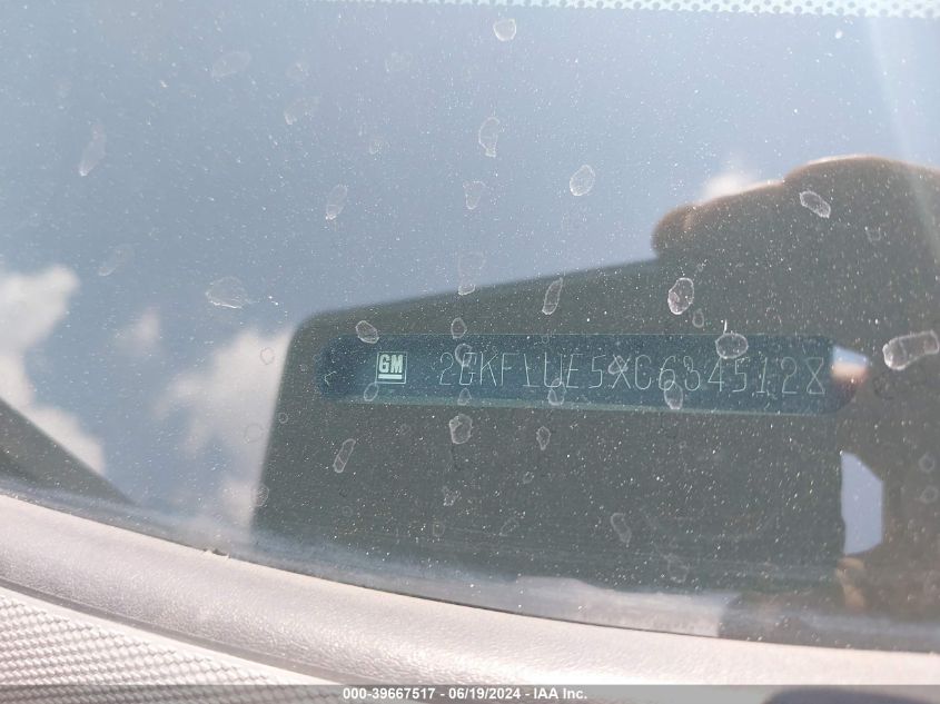 2012 GMC Terrain Slt-1 VIN: 2GKFLUE5XC6345128 Lot: 39667517