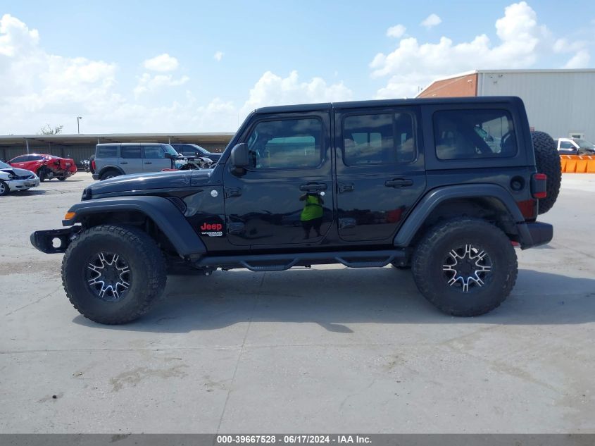 2018 Jeep Wrangler Unlimited Sport S 4X4 VIN: 1C4HJXDN2JW317940 Lot: 39667528