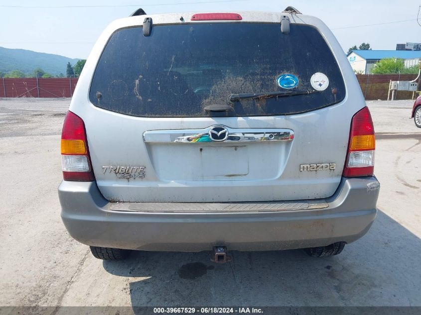 2001 Mazda Tribute Es V6/Lx V6 VIN: 4F2CU08141KM55230 Lot: 39667529