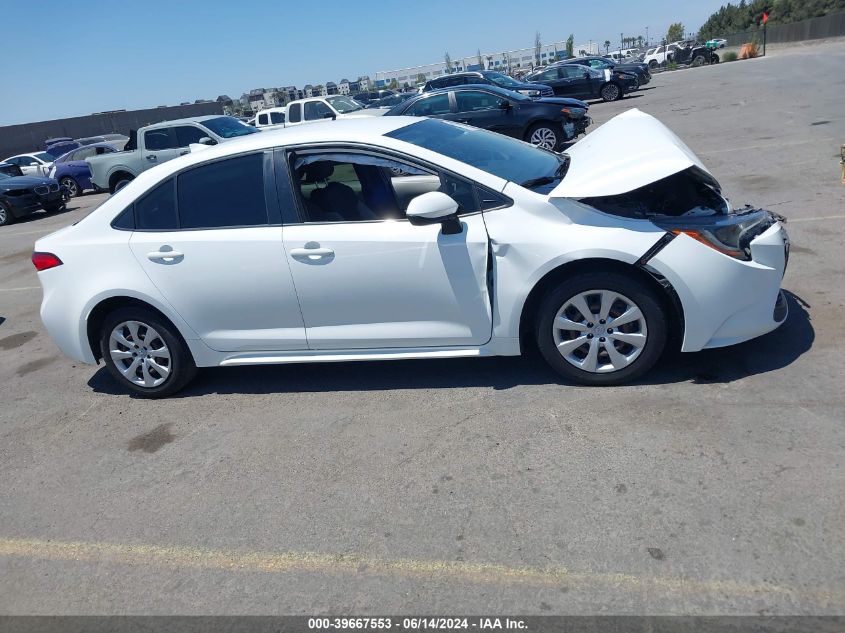 2021 Toyota Corolla Le VIN: JTDEPMAE8MJ128960 Lot: 39667553