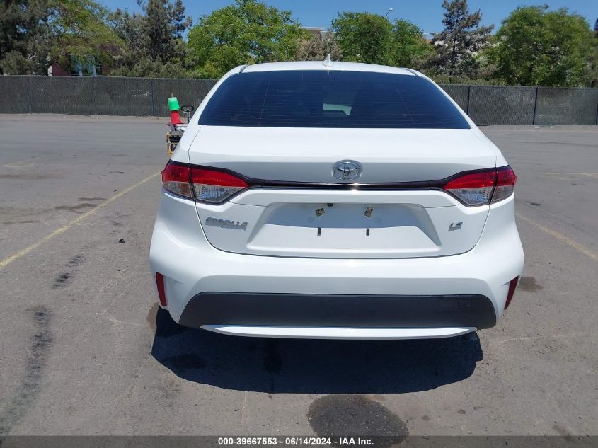 2021 Toyota Corolla Le VIN: JTDEPMAE8MJ128960 Lot: 39667553