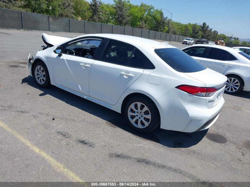 2021 Toyota Corolla Le VIN: JTDEPMAE8MJ128960 Lot: 39667553