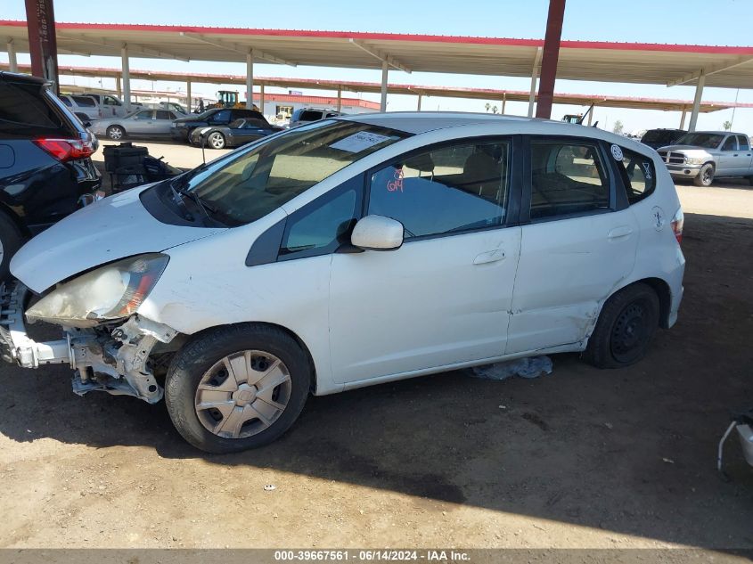 2013 Honda Fit VIN: JHMGE8H3XDC063560 Lot: 39667561