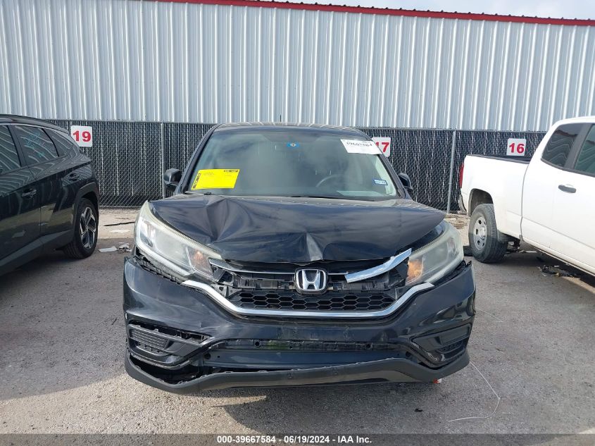 2015 Honda Cr-V Lx VIN: 3CZRM3H3XFG701266 Lot: 39667584