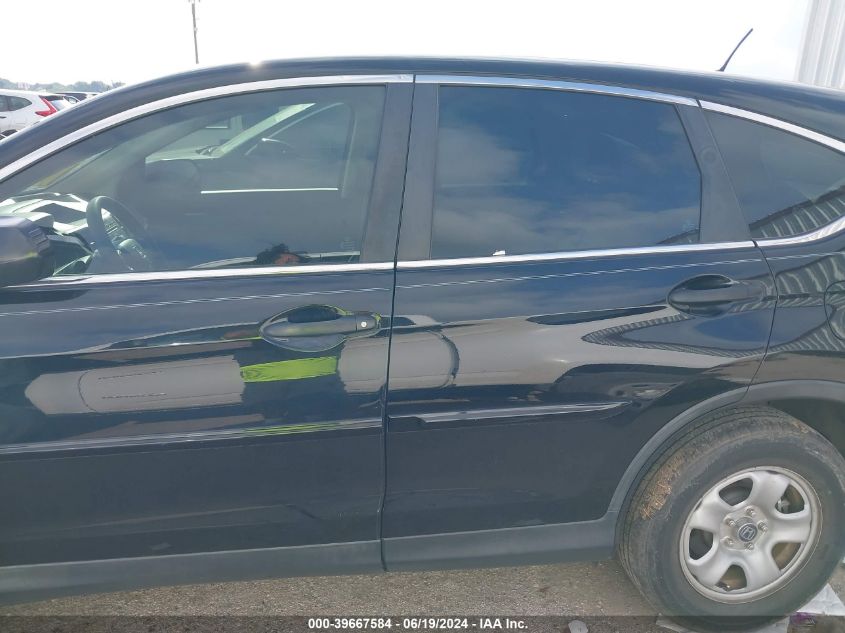 2015 Honda Cr-V Lx VIN: 3CZRM3H3XFG701266 Lot: 39667584