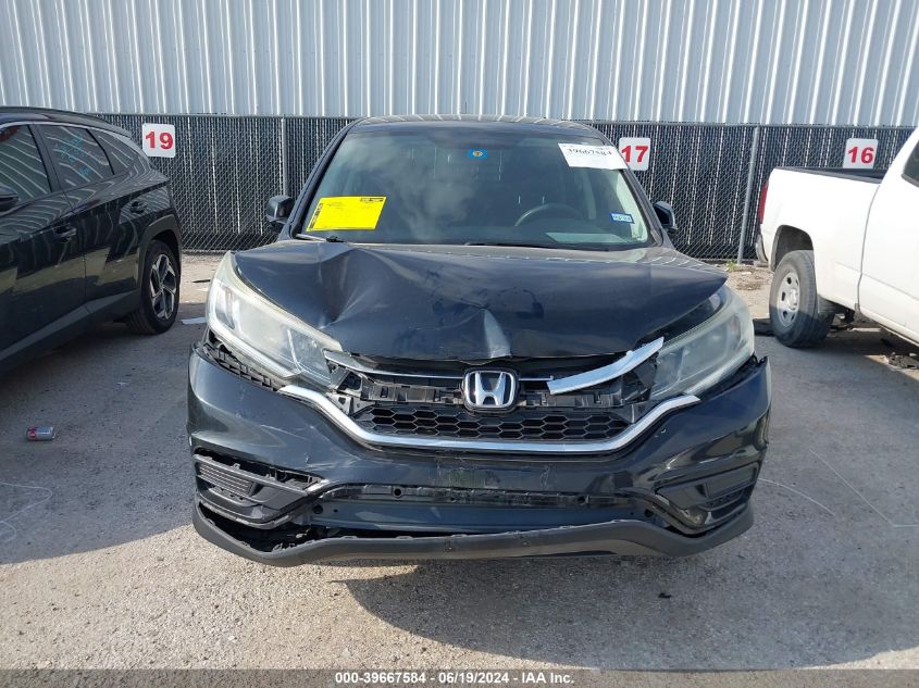 2015 Honda Cr-V Lx VIN: 3CZRM3H3XFG701266 Lot: 39667584