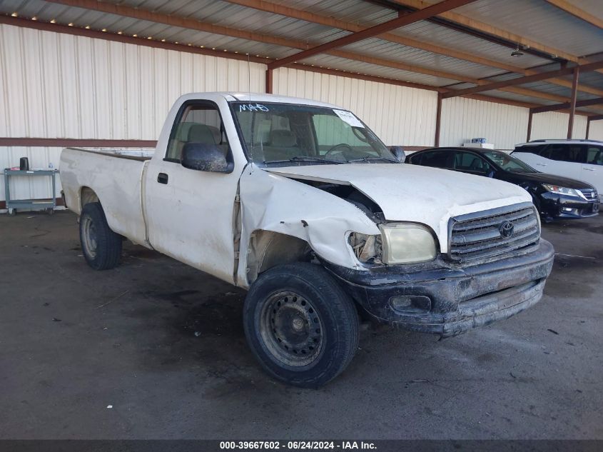 2002 Toyota Tundra VIN: 5TBJN321225289419 Lot: 39667602