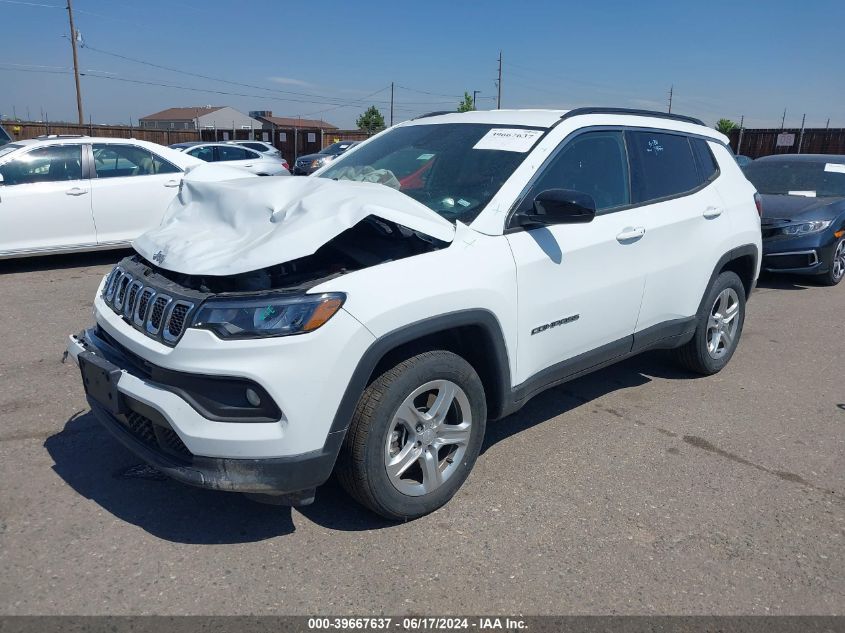 2024 Jeep Compass Latitude 4X4 VIN: 3C4NJDBN4RT605934 Lot: 39667637