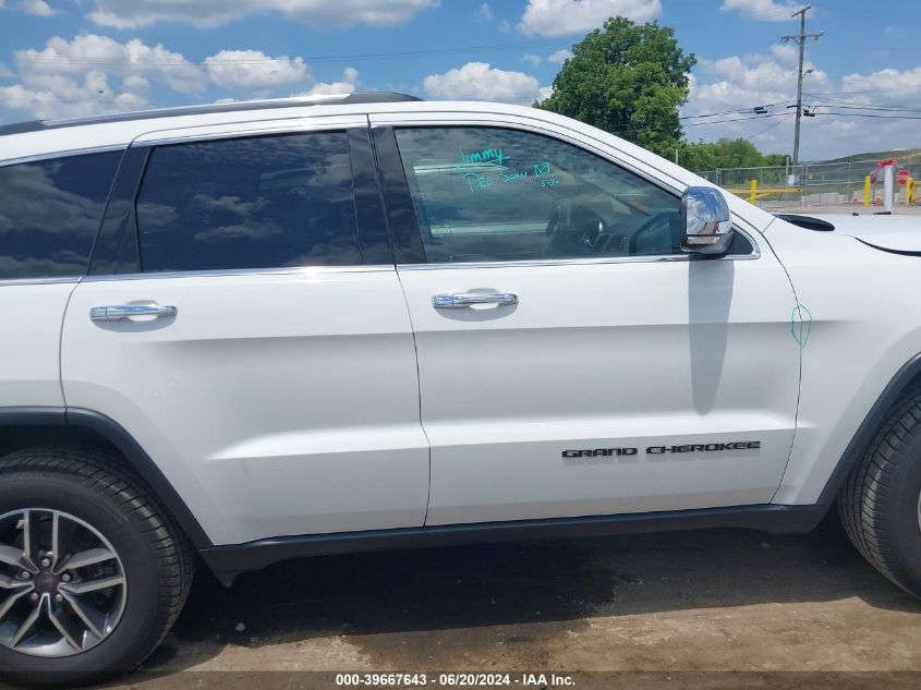 2019 Jeep Grand Cherokee Limited 4X4 VIN: 1C4RJFBG0KC608054 Lot: 39667643