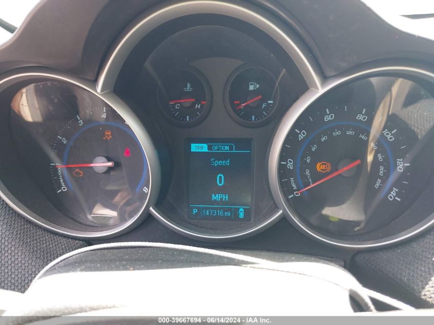 2013 Chevrolet Cruze 1Lt Auto VIN: 1G1PC5SB6D7218497 Lot: 39667694