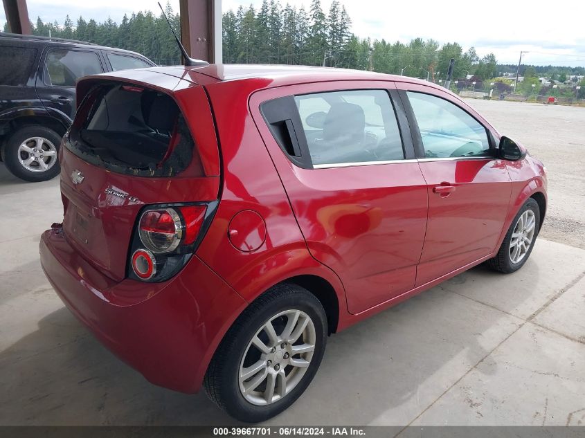 2013 Chevrolet Sonic Lt Auto VIN: 1G1JC6SG3D4247545 Lot: 39667701