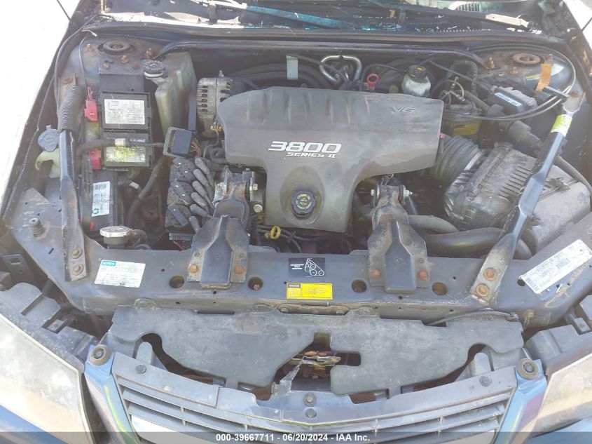 2000 Chevrolet Impala VIN: 2G1WF55K6Y9249526 Lot: 39667711