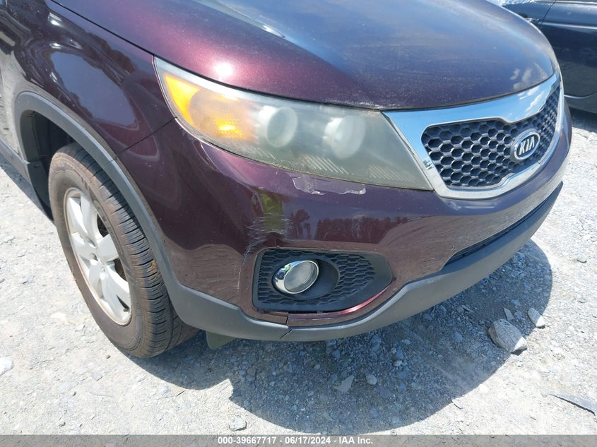 2011 Kia Sorento Lx VIN: 5XYKT4A12BG051334 Lot: 39667717