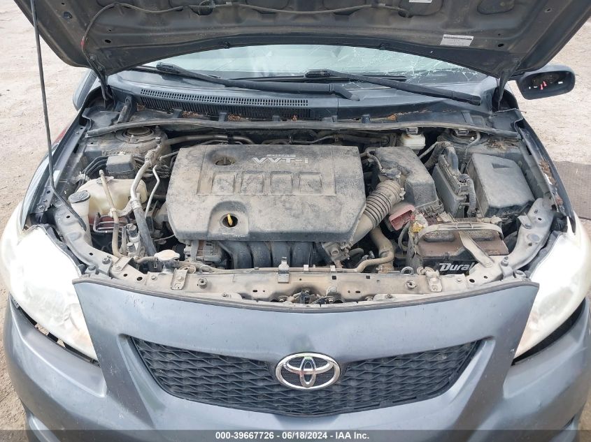 2010 Toyota Corolla Le VIN: 1NXBU4EE9AZ334462 Lot: 39667726