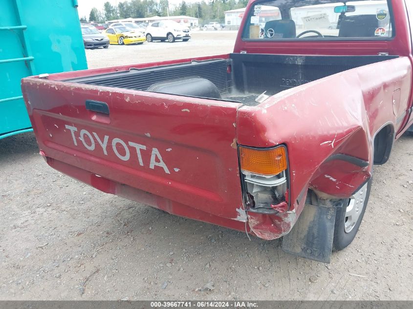 1992 Toyota Pickup 1/2 Ton Short Wheelbase VIN: JT4RN81A7N0092813 Lot: 39667741