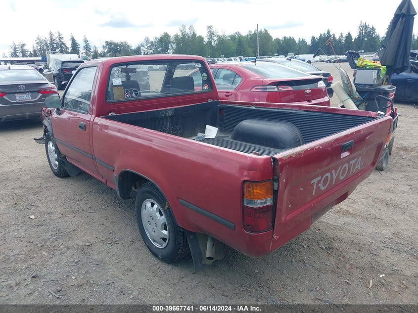 1992 Toyota Pickup 1/2 Ton Short Wheelbase VIN: JT4RN81A7N0092813 Lot: 39667741