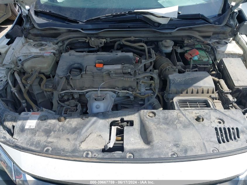 2018 Honda Civic Lx VIN: 19XFC2F53JE016010 Lot: 39667759