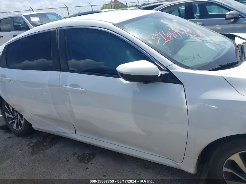 2018 Honda Civic Lx VIN: 19XFC2F53JE016010 Lot: 39667759