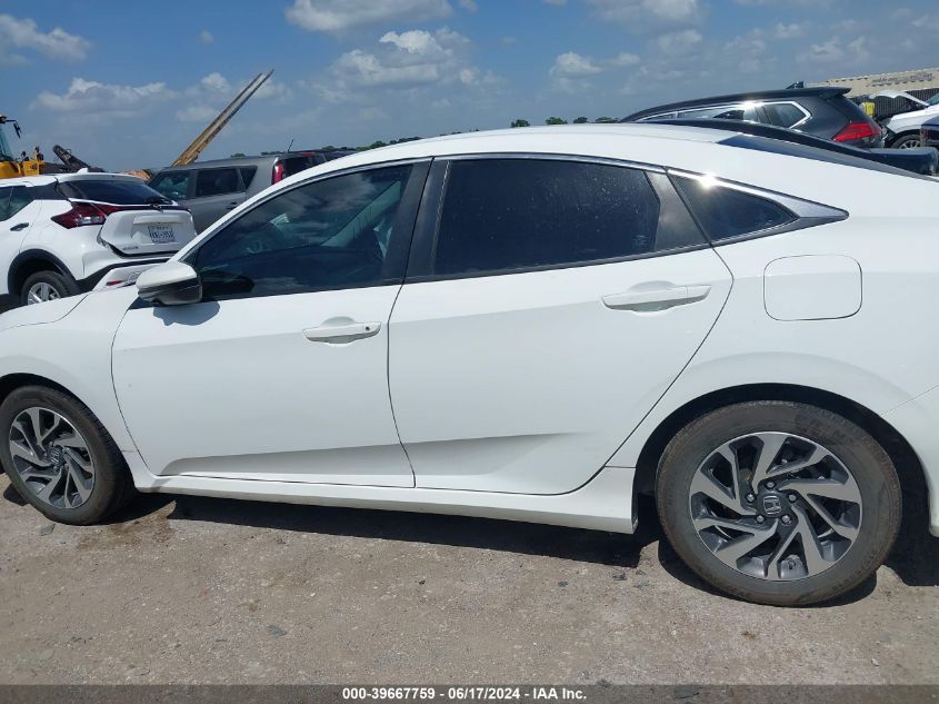 2018 Honda Civic Lx VIN: 19XFC2F53JE016010 Lot: 39667759