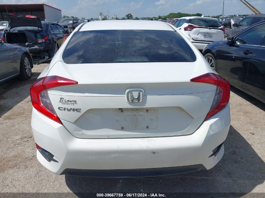 2018 Honda Civic Lx VIN: 19XFC2F53JE016010 Lot: 39667759