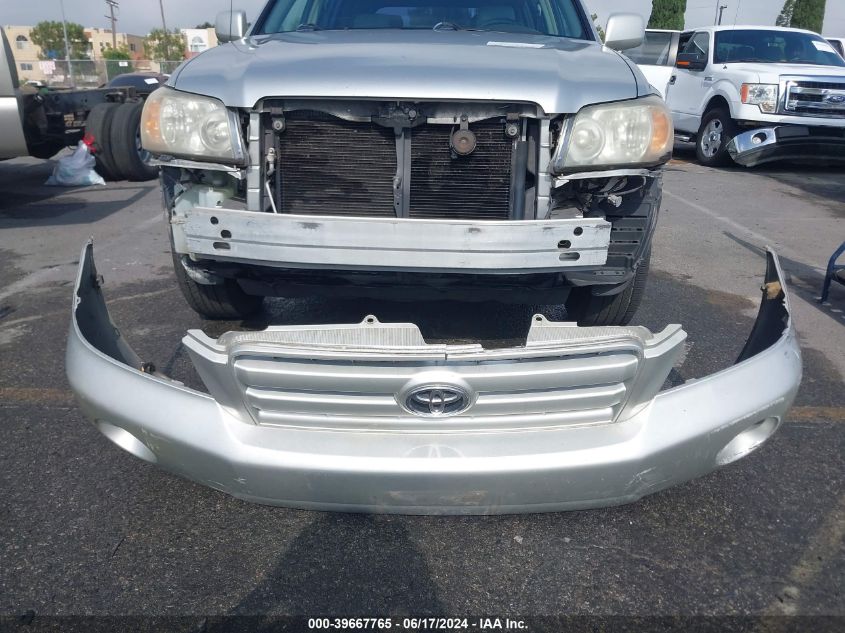 2007 Toyota Highlander VIN: JTEGD21A770167919 Lot: 39667765