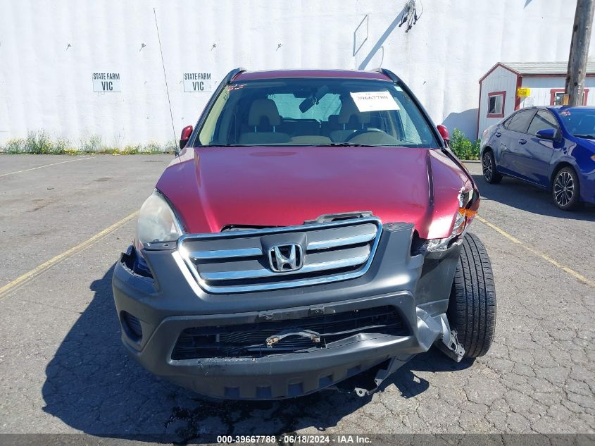 2005 Honda Cr-V Ex VIN: JHLRD78885C025820 Lot: 39667788