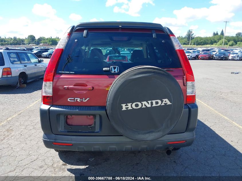 2005 Honda Cr-V Ex VIN: JHLRD78885C025820 Lot: 39667788