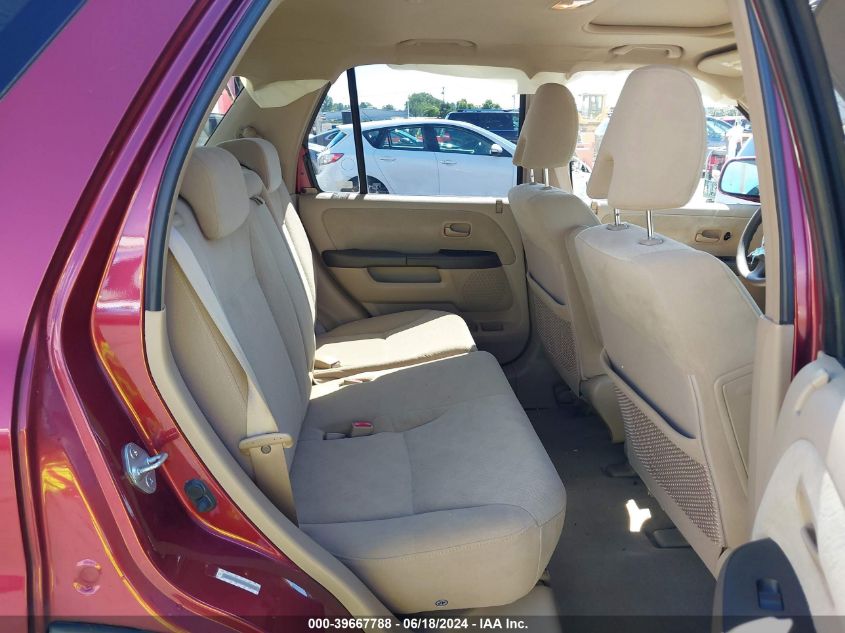 2005 Honda Cr-V Ex VIN: JHLRD78885C025820 Lot: 39667788