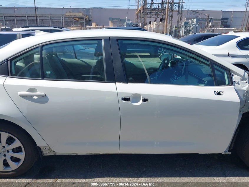 VIN 5YFEPMAE1MP250149 2021 TOYOTA COROLLA LE