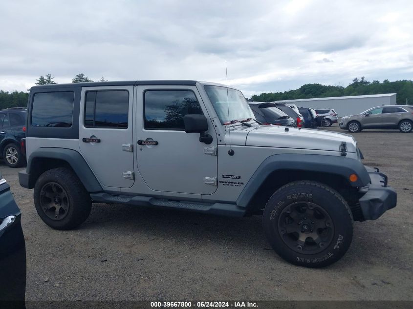 2012 Jeep Wrangler Unlimited Sport VIN: 1C4BJWDG5CL252538 Lot: 39667800