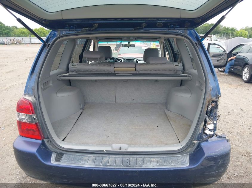 2006 Toyota Highlander VIN: JTEGD21A060149258 Lot: 39667827