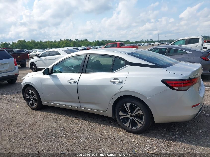 2022 Nissan Sentra Sv VIN: 3N1AB8CV6NY290474 Lot: 39667906