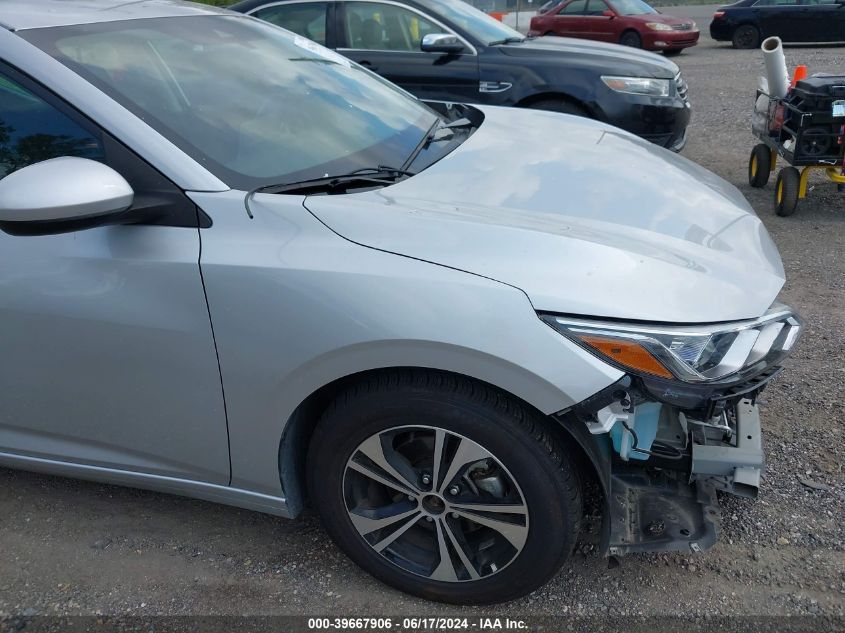 2022 Nissan Sentra Sv VIN: 3N1AB8CV6NY290474 Lot: 39667906