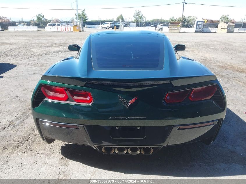 2014 Chevrolet Corvette Stingray Z51 VIN: 1G1YL2D76E5132986 Lot: 39667979