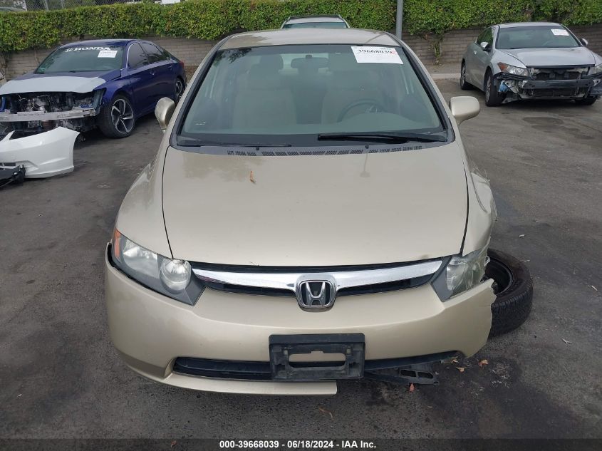 2007 Honda Civic Lx VIN: 1HGFA16577L127340 Lot: 39668039
