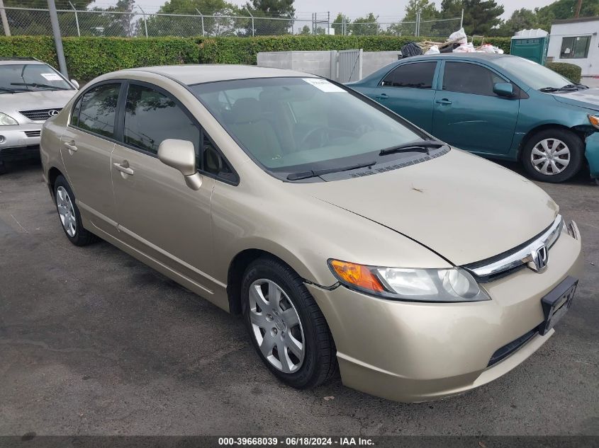 2007 Honda Civic Lx VIN: 1HGFA16577L127340 Lot: 39668039