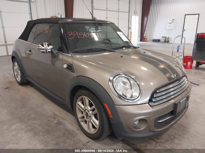 2013 Mini Convertible Cooper VIN: WMWZN3C53DT265854 Lot: 39668046