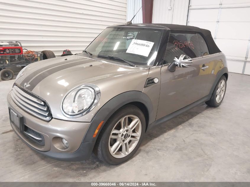 2013 Mini Convertible Cooper VIN: WMWZN3C53DT265854 Lot: 39668046