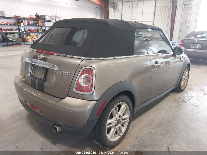 2013 Mini Convertible Cooper VIN: WMWZN3C53DT265854 Lot: 39668046