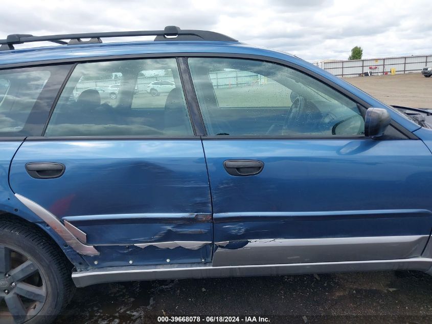 2009 Subaru Outback 2.5I VIN: 4S4BP61C197336580 Lot: 39668078