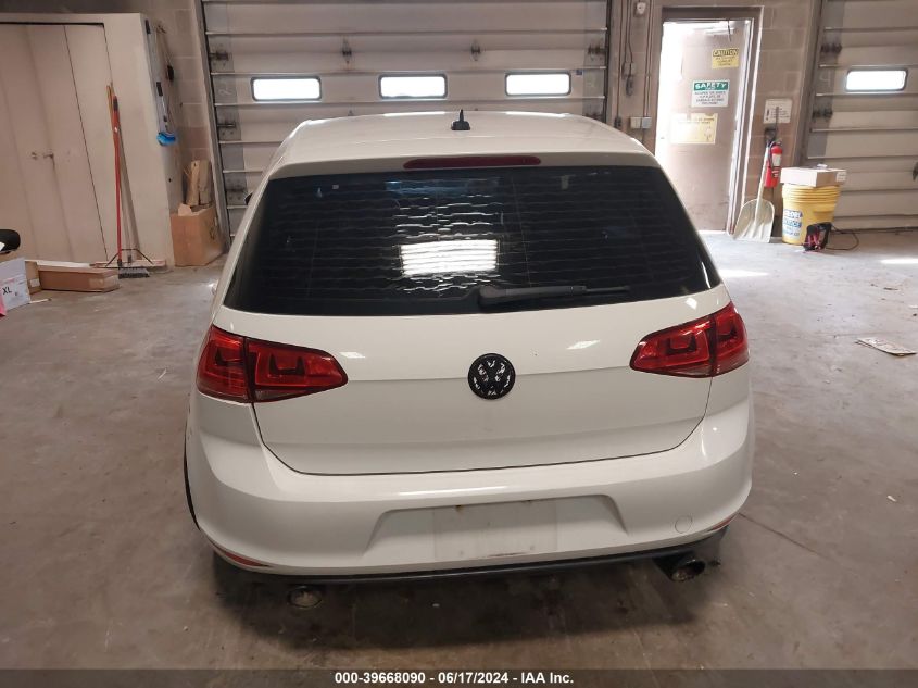 2017 Volkswagen Golf Tsi S 4-Door/Tsi Wolfsburg Edition 4-Door VIN: 3VW117AU9HM052549 Lot: 39668090