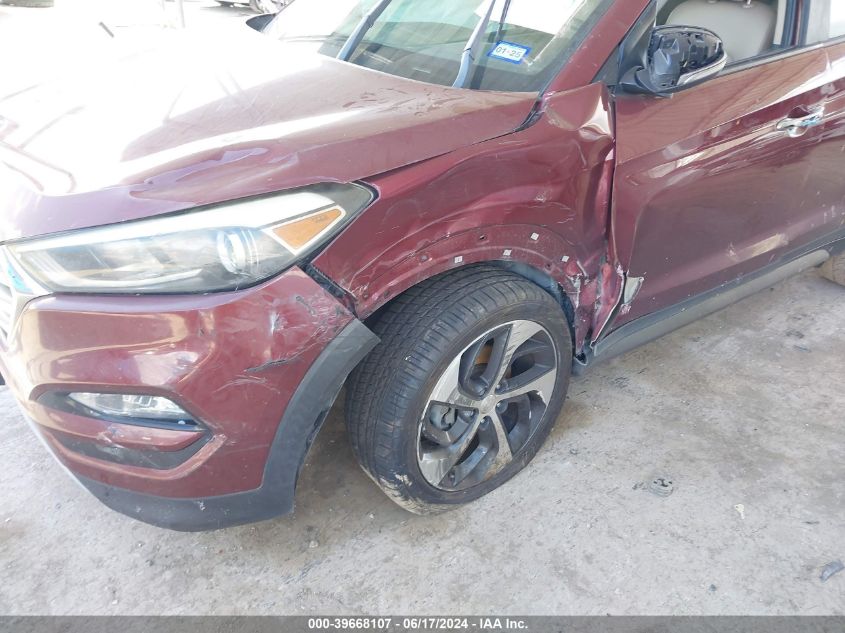 2017 Hyundai Tucson Limited VIN: KM8J33A22HU345060 Lot: 39668107