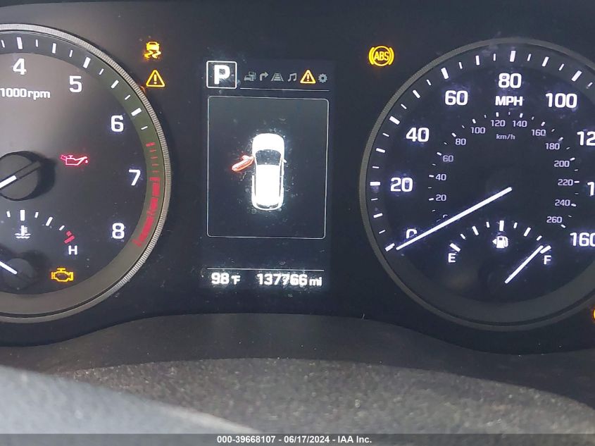 2017 Hyundai Tucson Limited VIN: KM8J33A22HU345060 Lot: 39668107